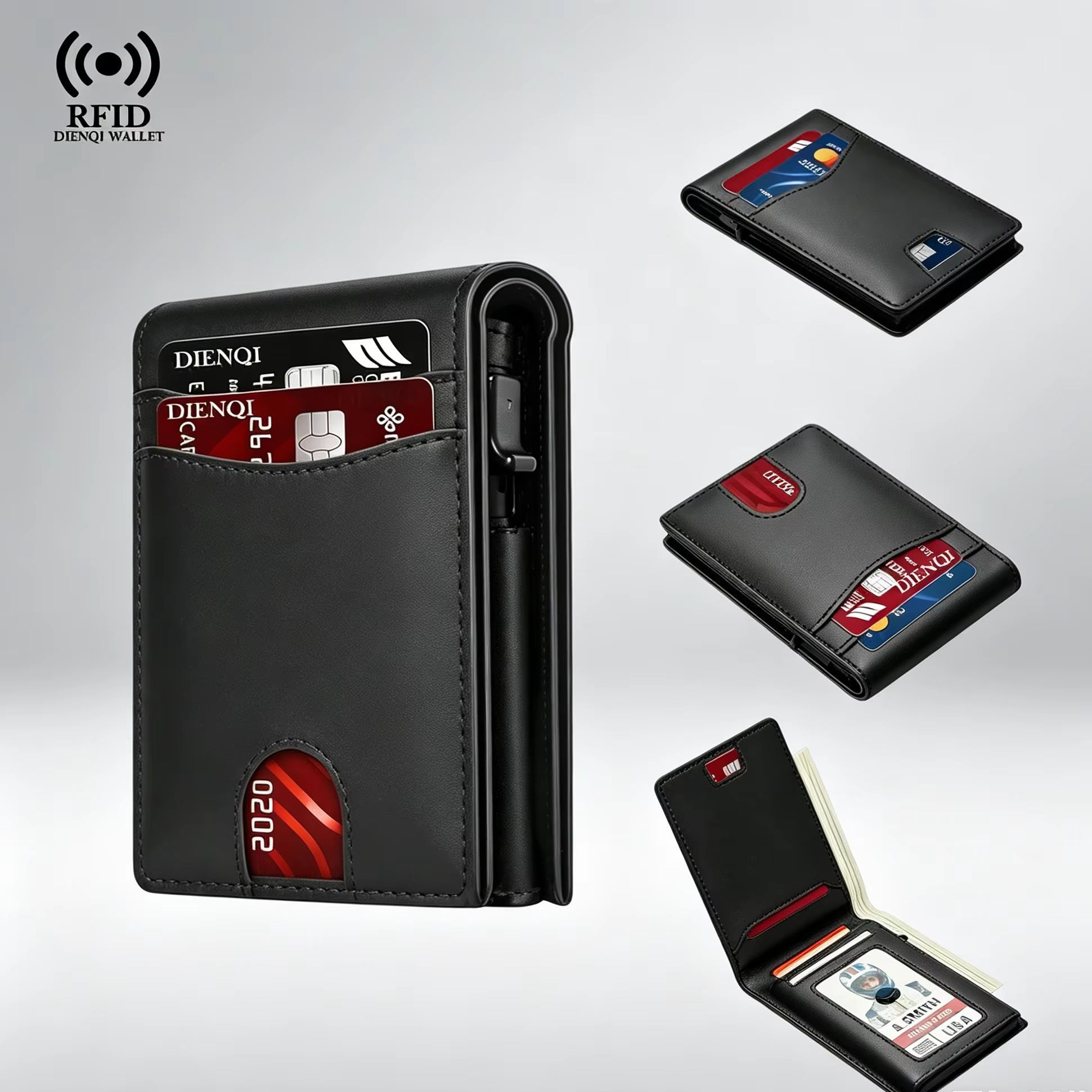 Card Top Loader - Luxury Brand Business Credit Card Holder