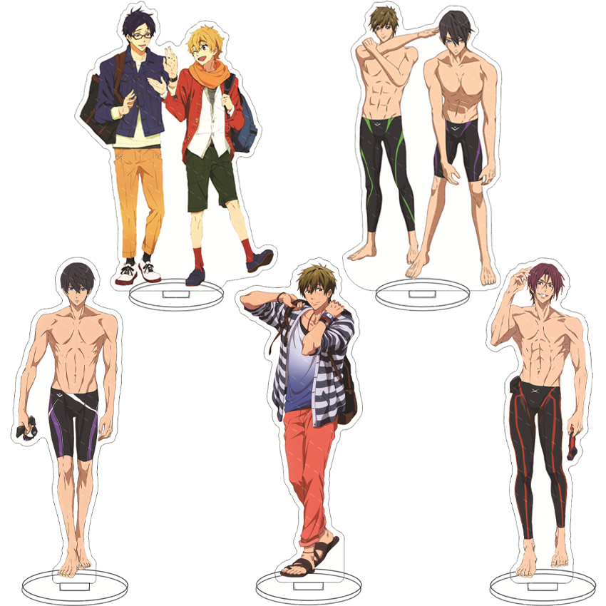 Figma Stand Set - 16CM Anime Acrylic Figure Free! Nanase