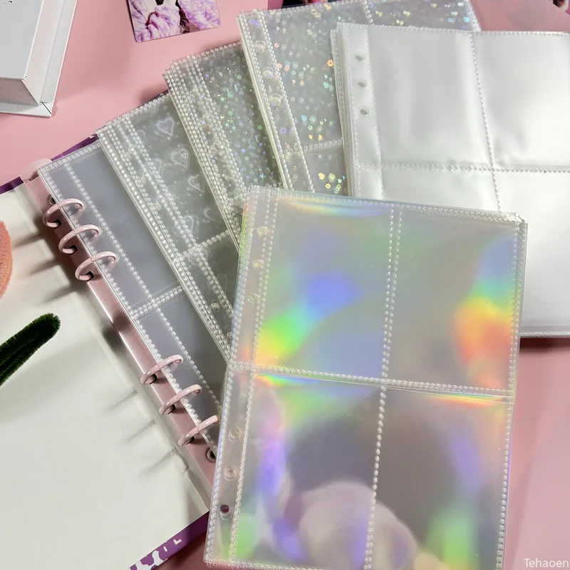 Trading Card Binder - 1-4 Grid Transparent Photocard Binder Inner