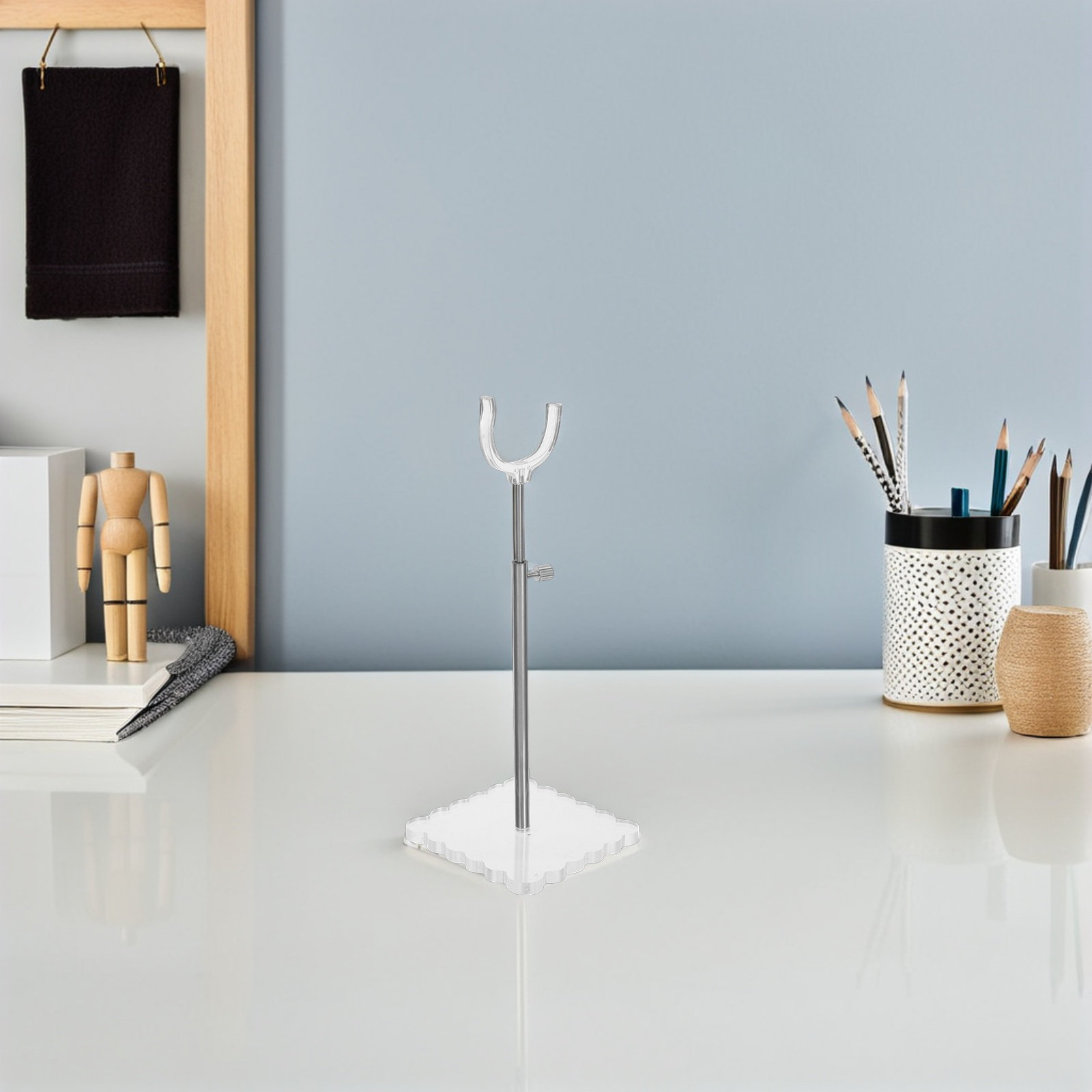 Action Figure Stand - 1Set Adjustable Acrylic Display Stand 1.4-7In
