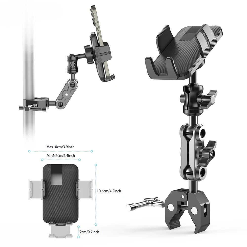 Pop Display Shelf - Phone Holder with Super Clamp for