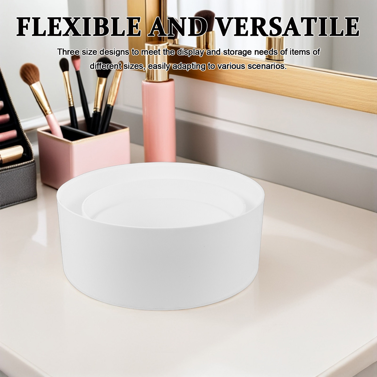 Display Risers Set - 3Pcs Round Acrylic Riser Display Set