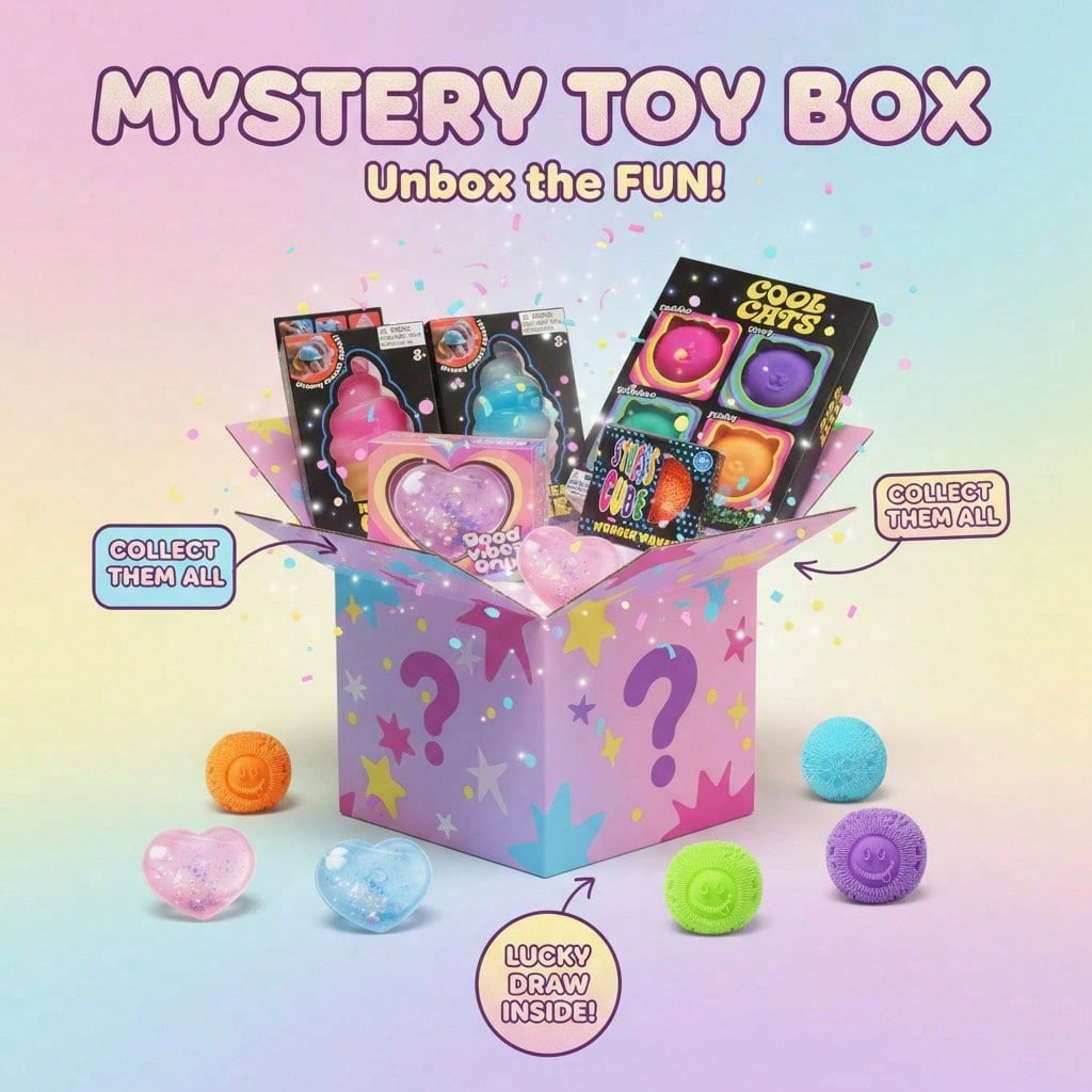 100+Pcs Sensory Squishy Blind  - огляд і ціна Mystery Box Blind Bag