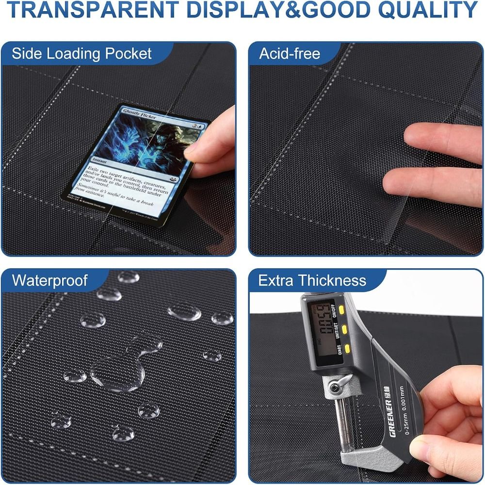 10Pcs 9-Pocket A4 Trading Card - огляд і ціна Trading Card Binder