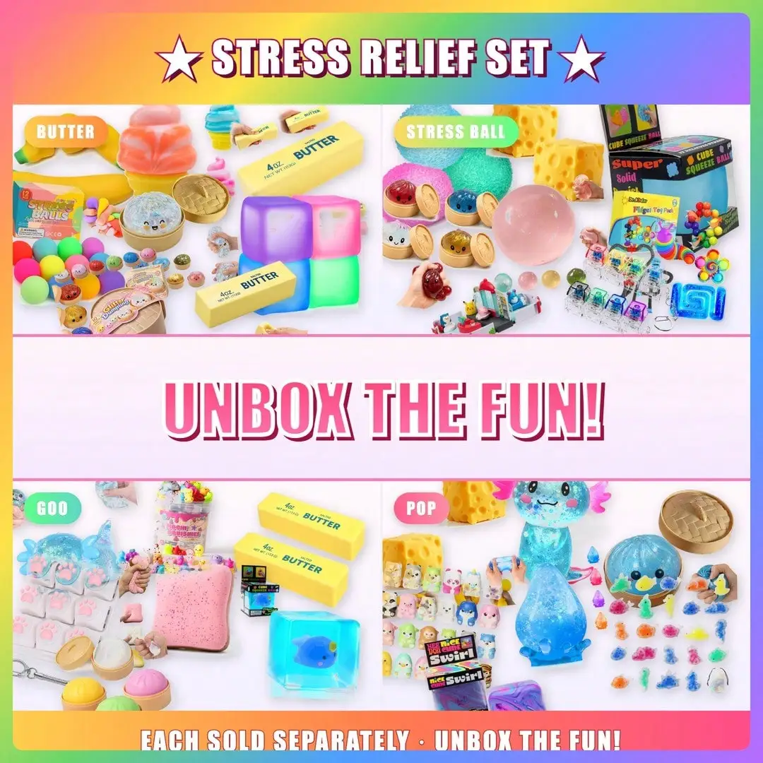 100styles Squishy Squeeze Fidg - огляд і ціна Mystery Box Blind Bag
