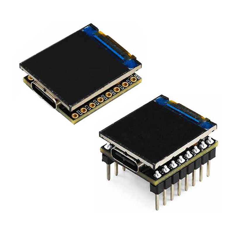 ESP32 C6 0.85 Inch 128X128 IPS - огляд і ціна Graded Card Display