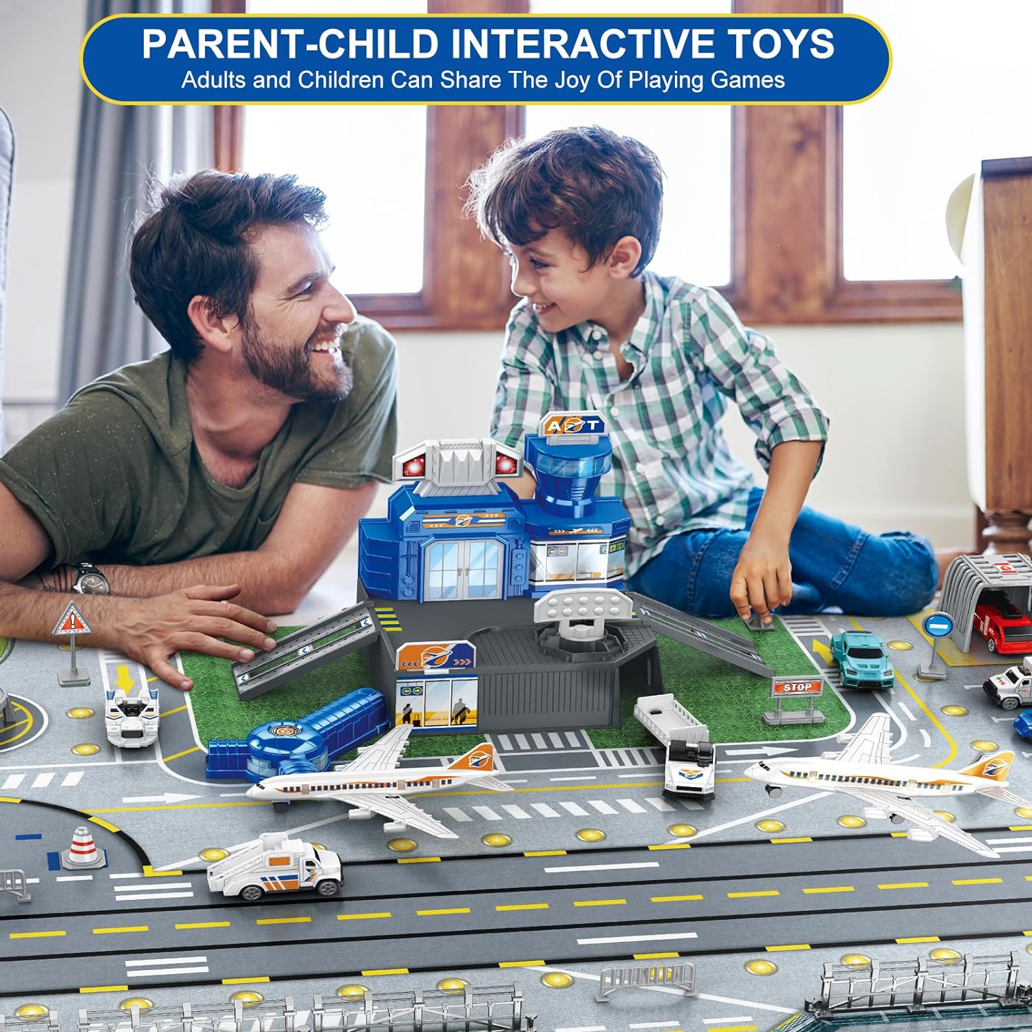 Children's Airport Scene Toy S - огляд і ціна Model Airplane Plastic