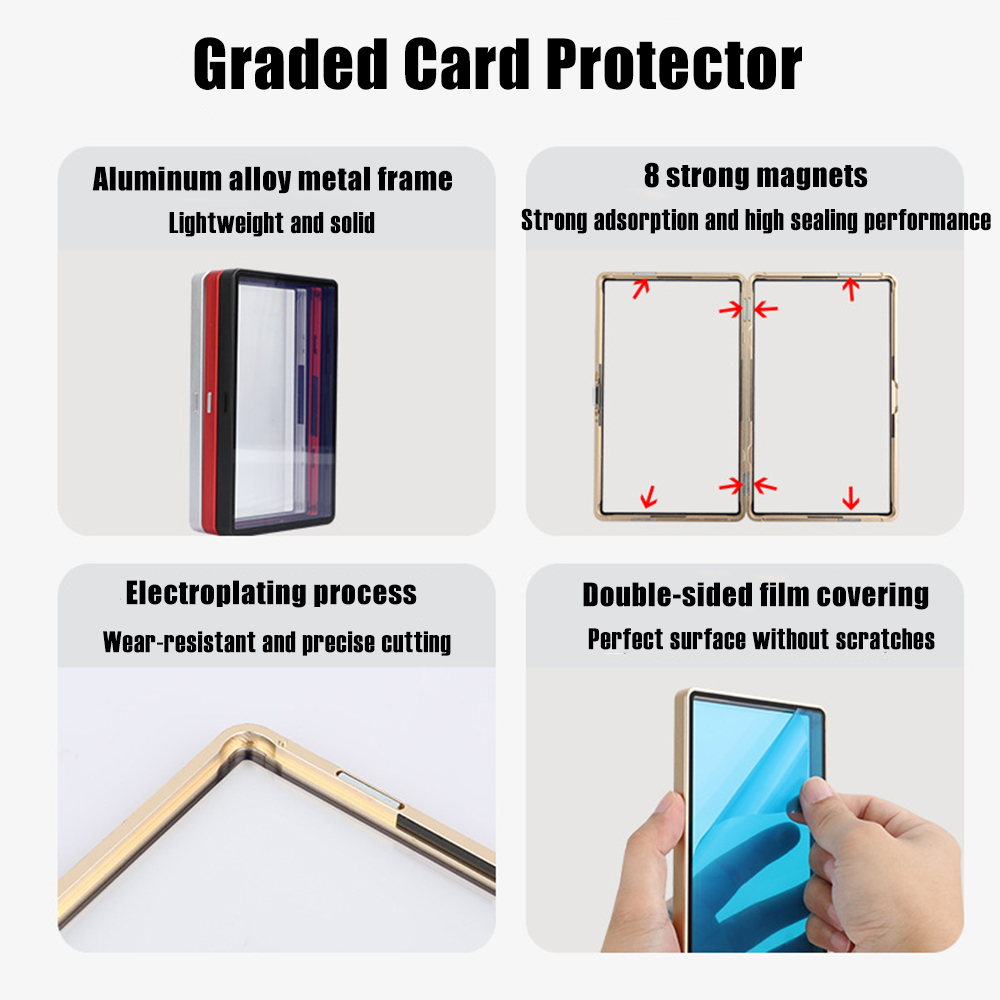 Multicolor Aluminum Alloy Grad - огляд і ціна Graded Card Display