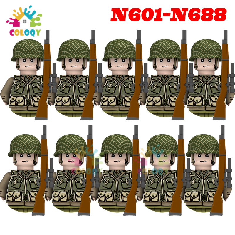 Kids Toys WW2 10pcs/set N601-N - огляд і ціна Lego Minifigure Holder