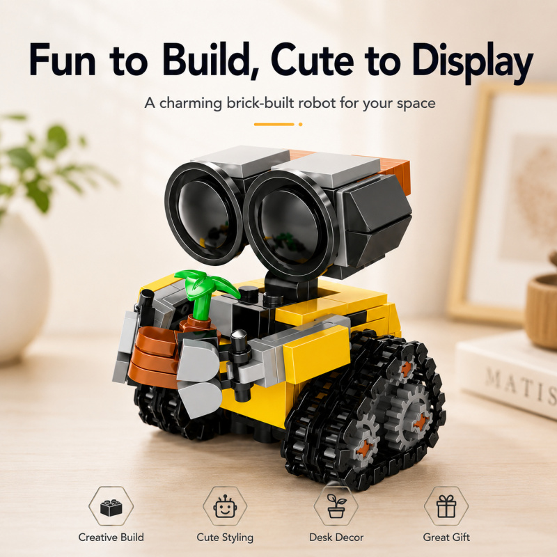 Mini Robot Building Blocks Set - огляд і ціна Building Block Mini