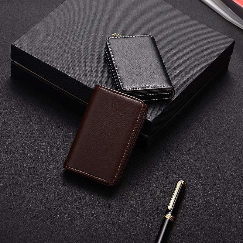 2026 PU Leather Business Card  - огляд і ціна Card Top Loader