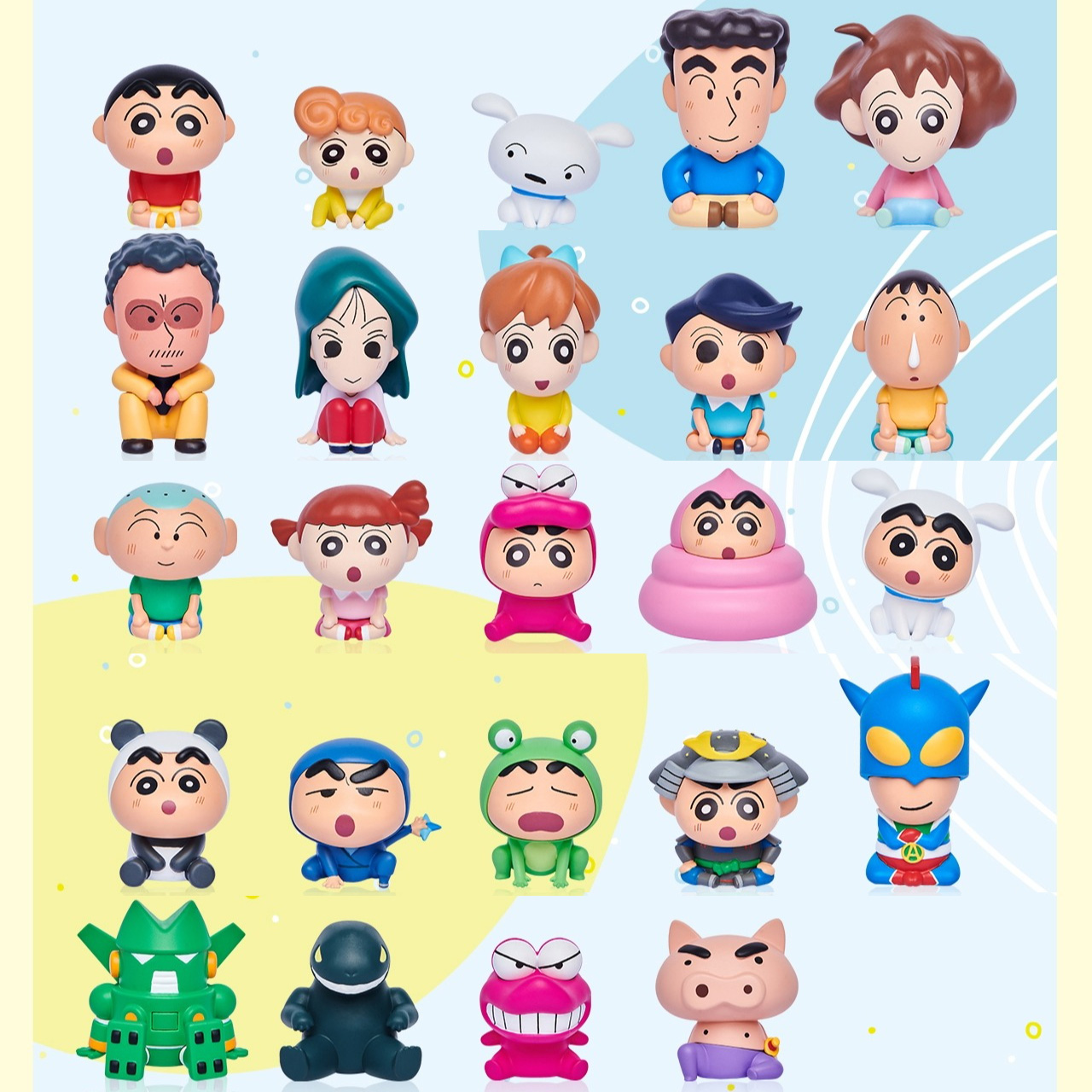 Shinnosuke Nohara Family Figur - огляд і ціна Capsule Toy Gashapon