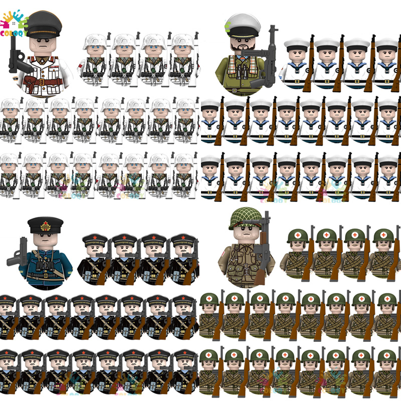 Kids Toys 21pcs/lot WW2 N001-N - огляд і ціна Lego Minifigure Holder