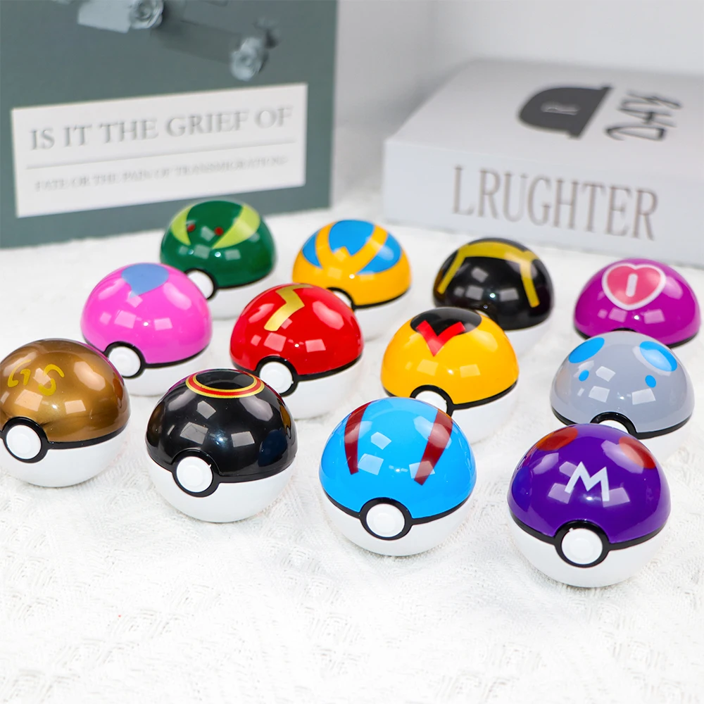 12PCS Pokemon Ball Pokeball Pi - огляд і ціна Vinyl Figure Blank