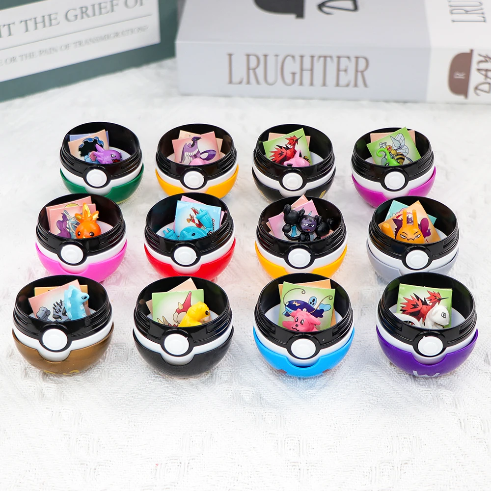 12PCS Pokemon Ball Pokeball Pi - огляд і ціна Vinyl Figure Blank