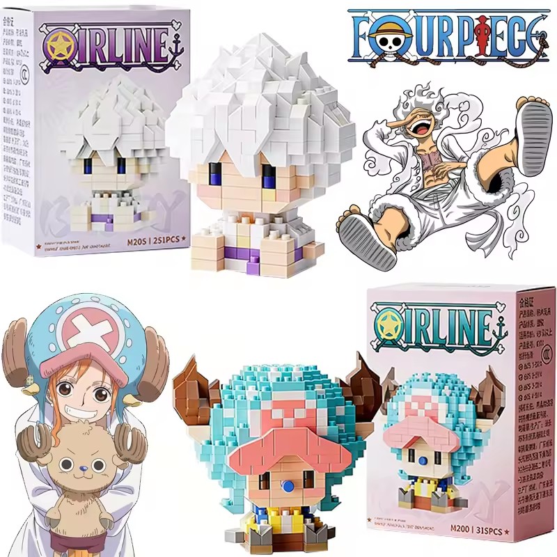 One Piece Anime Sun God Nika L - огляд і ціна Building Block Mini