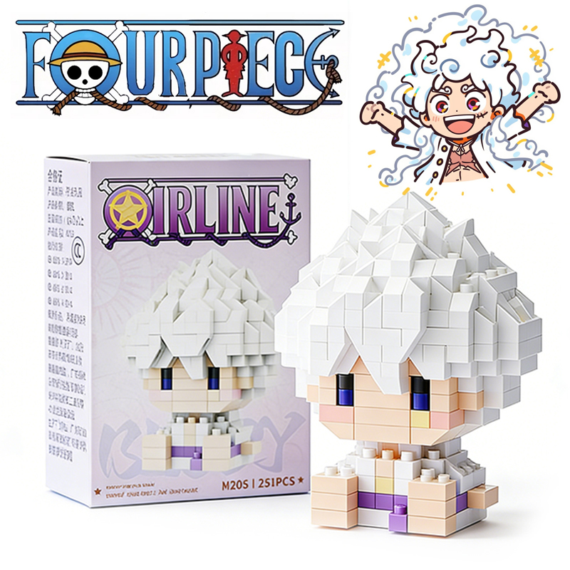One Piece Anime Sun God Nika L - огляд і ціна Building Block Mini