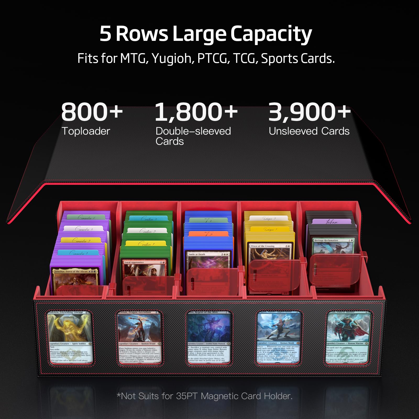 Trading Card Storage Box 5-Row - огляд і ціна Trading Card Binder