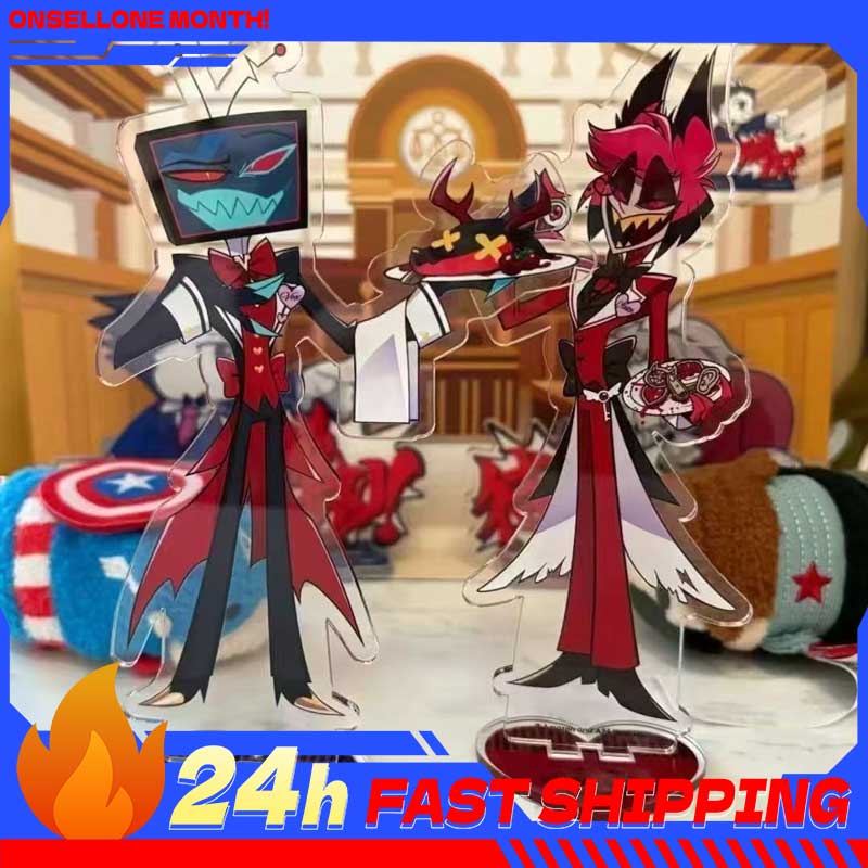 2pcs Hazbin Anime Peripherals  - огляд і ціна Figma Stand Set