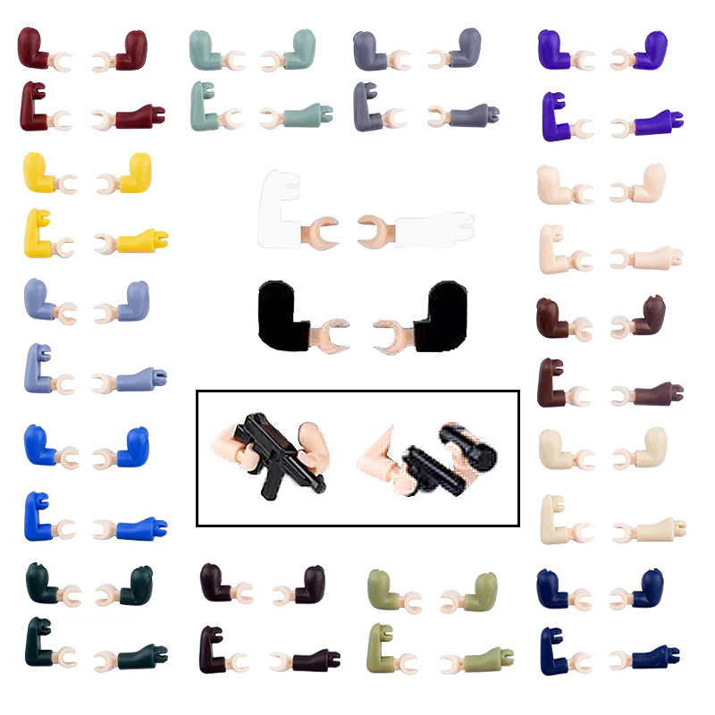 WW2 Military Figures Arms Hand - огляд і ціна Lego Minifigure Holder