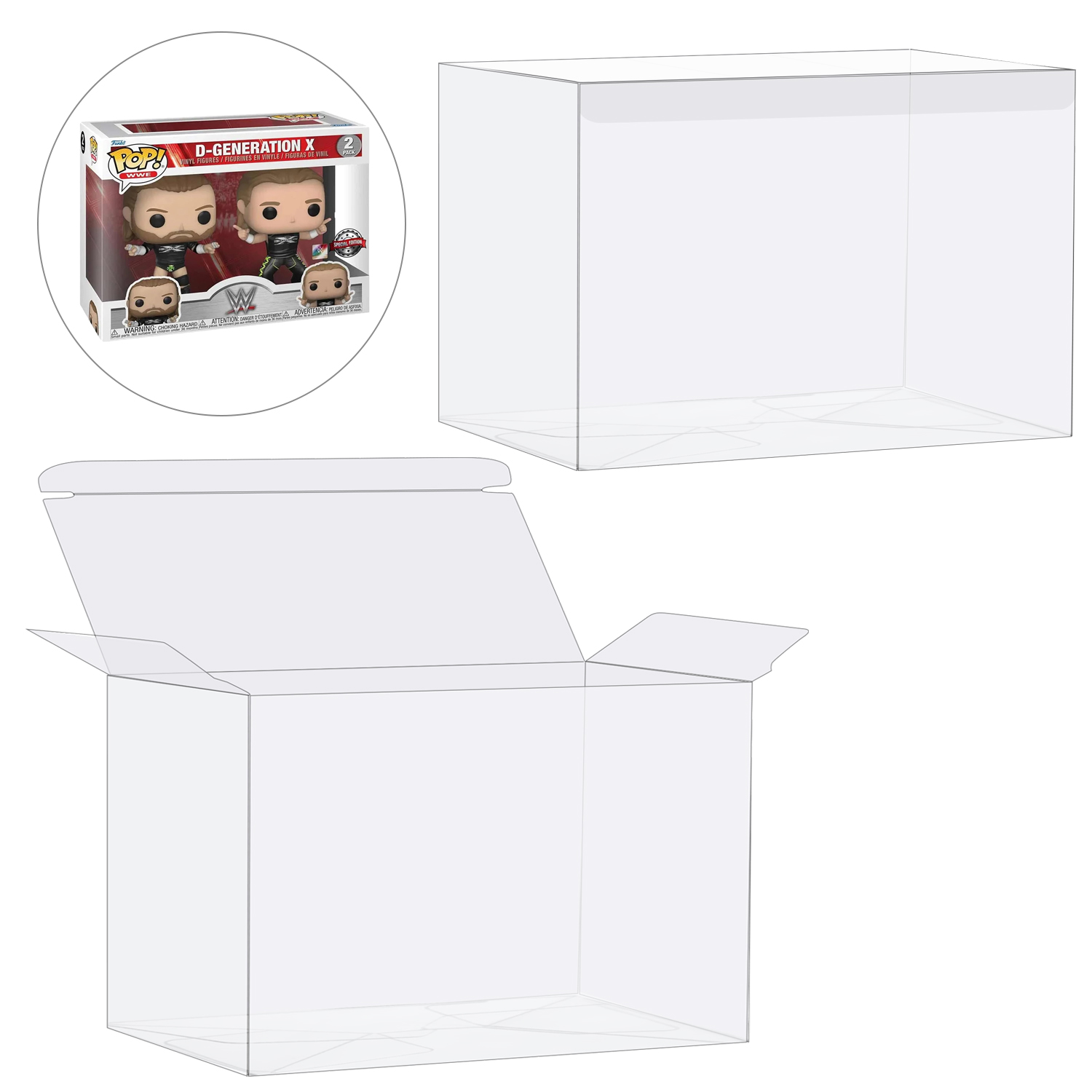 HIGOPLAY 2 in 1 Pack Protectiv - огляд і ціна Funko Pop Protector