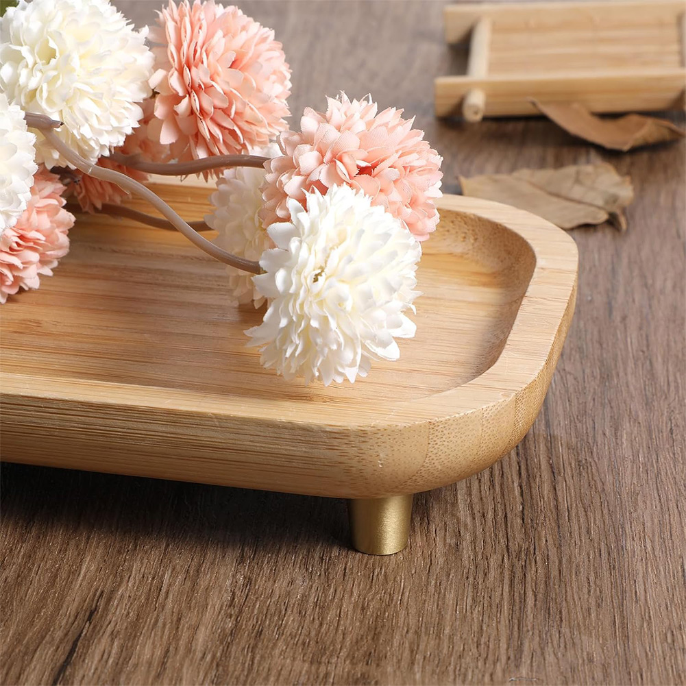 4pcs Brass Cutting Board Feet  - огляд і ціна Display Risers Set