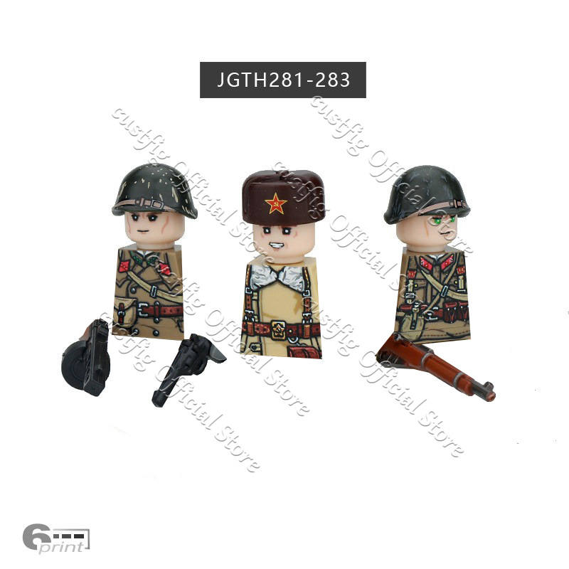 MOC Military Soviet Soldier Fi - огляд і ціна Lego Minifigure Holder