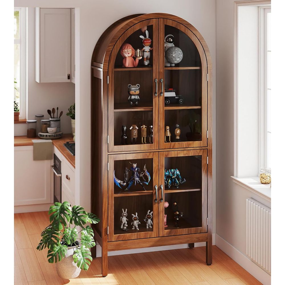 70.9 Tall Walnut Acrylic Glass - огляд і ціна Display Case Acrylic