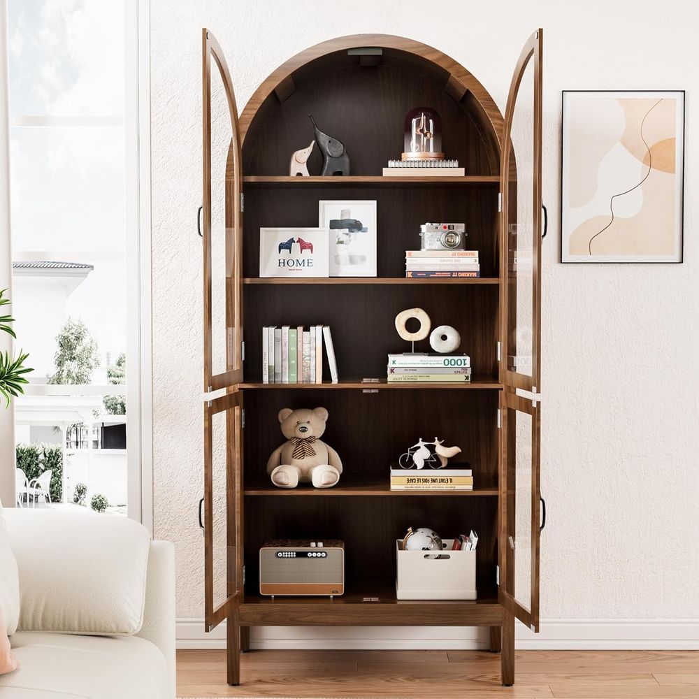 70.9 Tall Walnut Acrylic Glass - огляд і ціна Display Case Acrylic