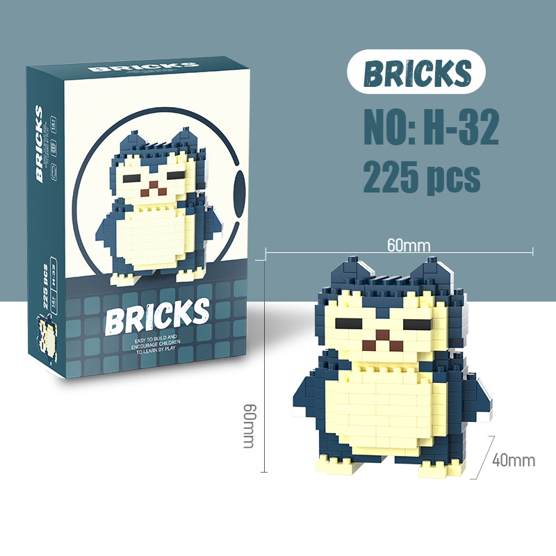 Pokemon Micro Building Blocks  - огляд і ціна Building Block Mini