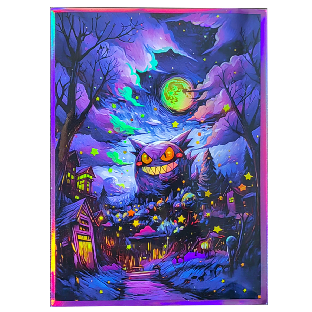 60PCS 66x91mm Pokemon Gengar H - огляд і ціна Card Penny Sleeve
