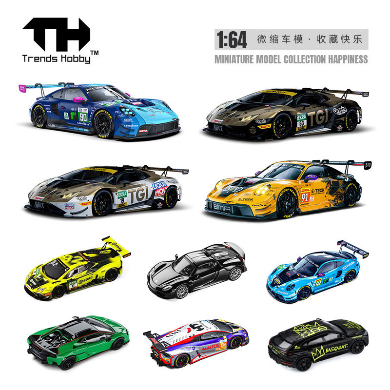 TH 1/64 Porsche 911 GT3 R LeMa - огляд і ціна Die Cast Car 1 64