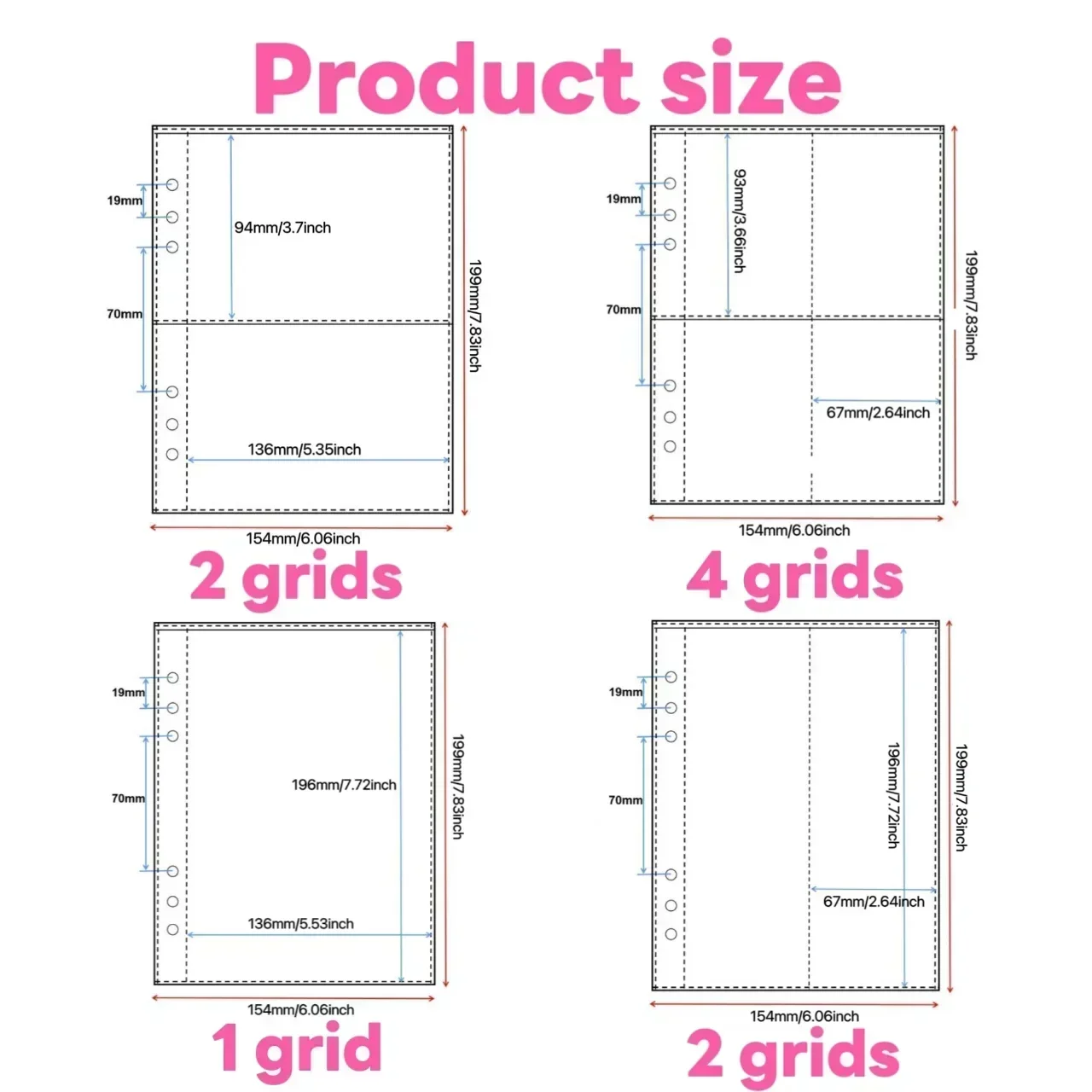 1-4 Grid Transparent Photocard - огляд і ціна Trading Card Binder