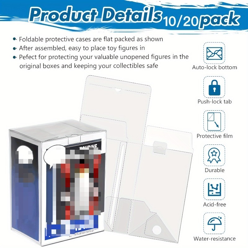 20/10-Pack Premium Clear Prote - огляд і ціна Funko Pop Protector