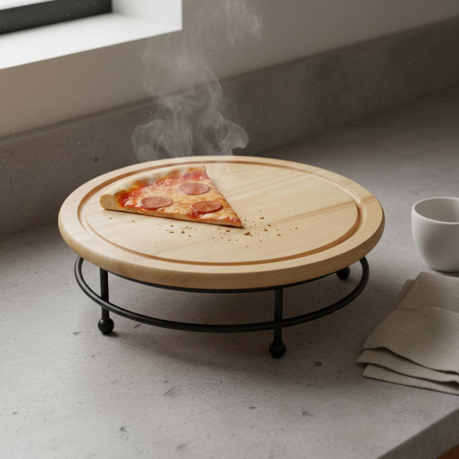 Pizza Stand Retro Design Round - огляд і ціна Display Risers Set