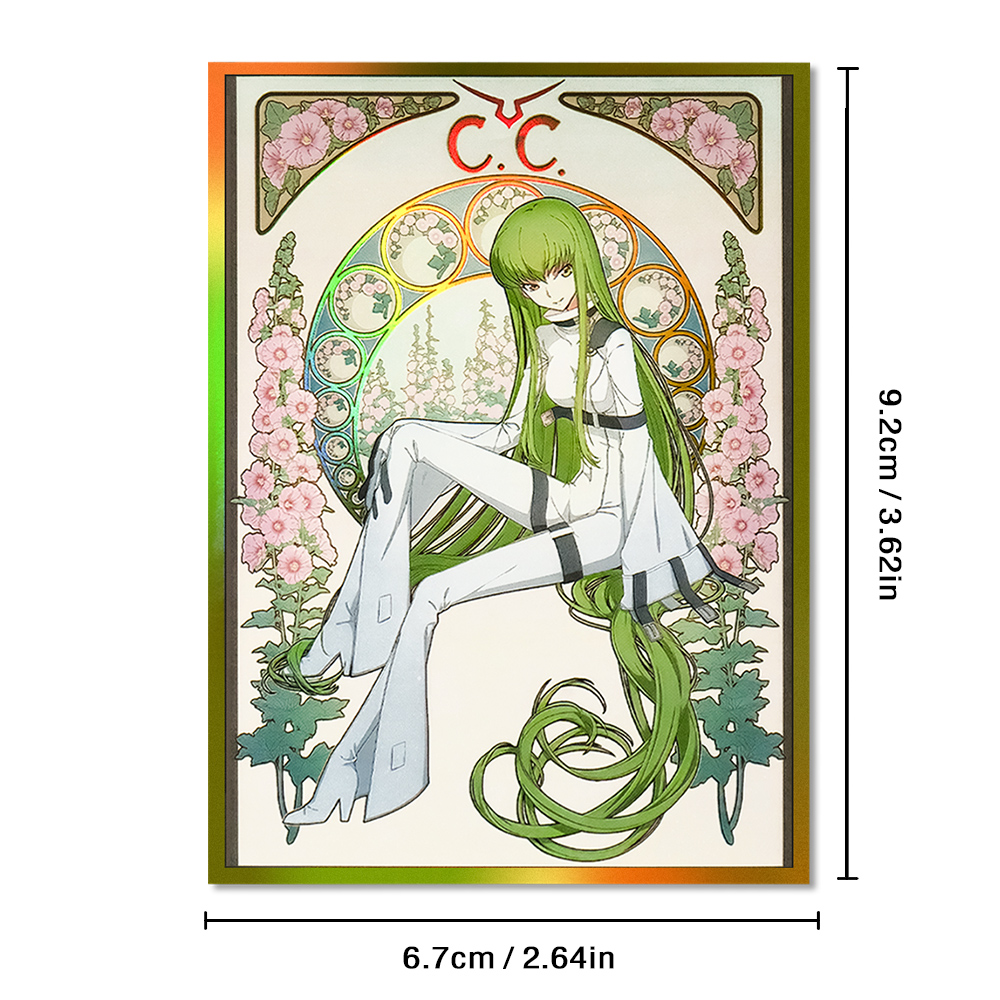 60PCS Standard Size Anime Card - огляд і ціна Graded Card Display