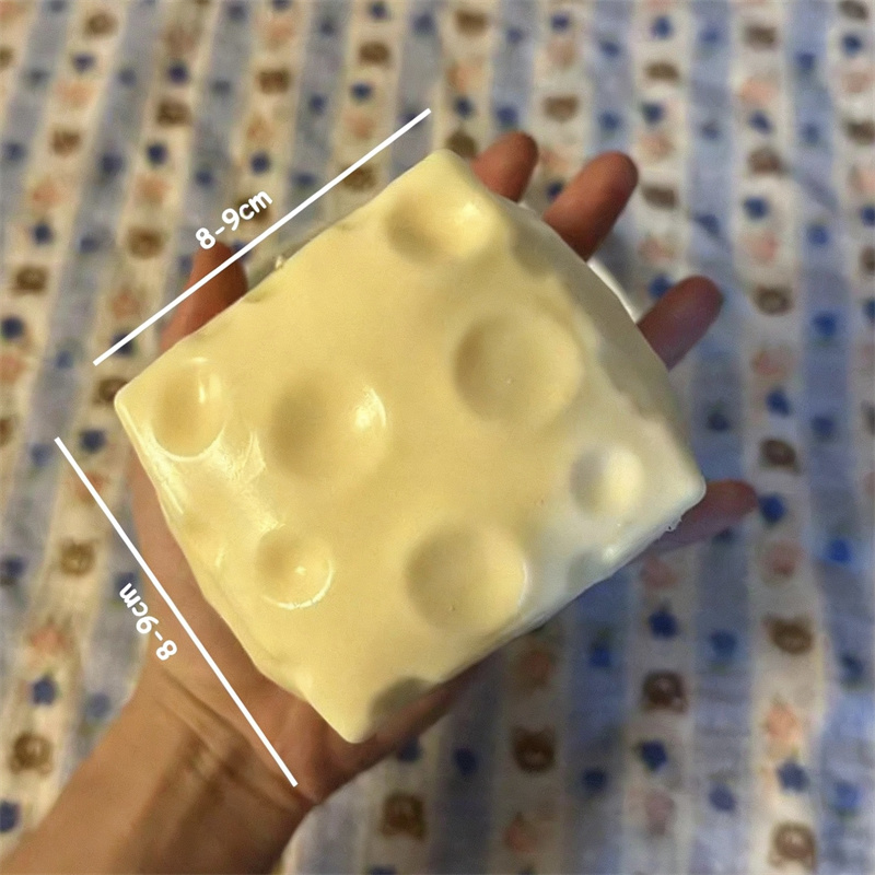 ◑Jumbo Cheese Cube Stress Ball - огляд і ціна Fidget Cube Original