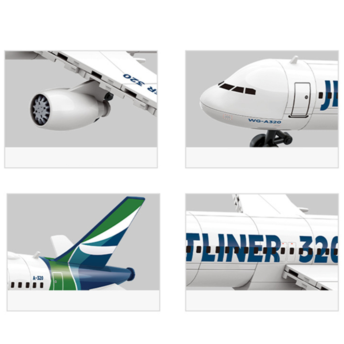 Model Airplane Aviation A320 A - огляд і ціна Model Airplane Plastic