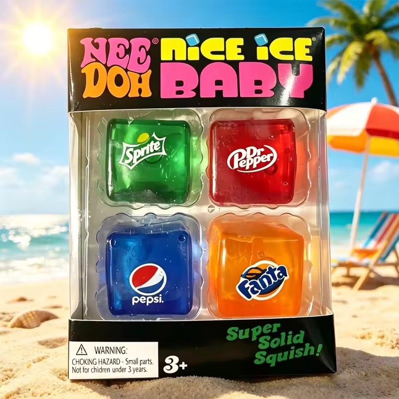 Needoh Mini Nice Ice Baby 4 Pa - огляд і ціна Fidget Cube Original
