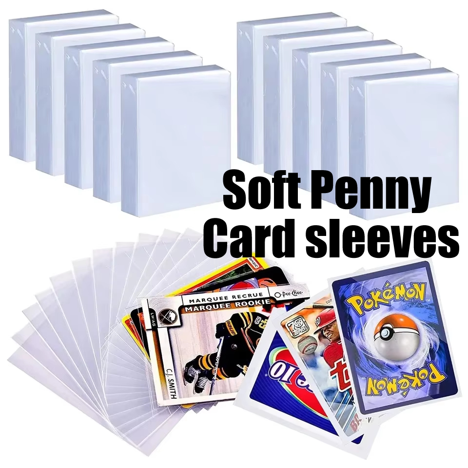 100-600pcs Card Sleeves Hard S - огляд і ціна Pokemon Binder Card