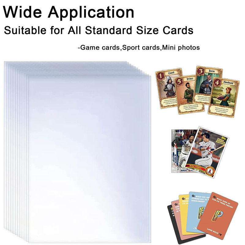 100-600pcs Card Sleeves Hard S - огляд і ціна Pokemon Binder Card