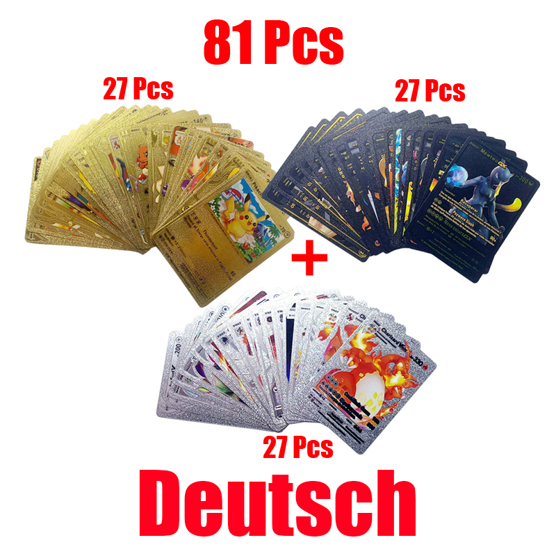 81-15Pcs Pokemon Cards Gold Si - огляд і ціна Pokemon Binder Card