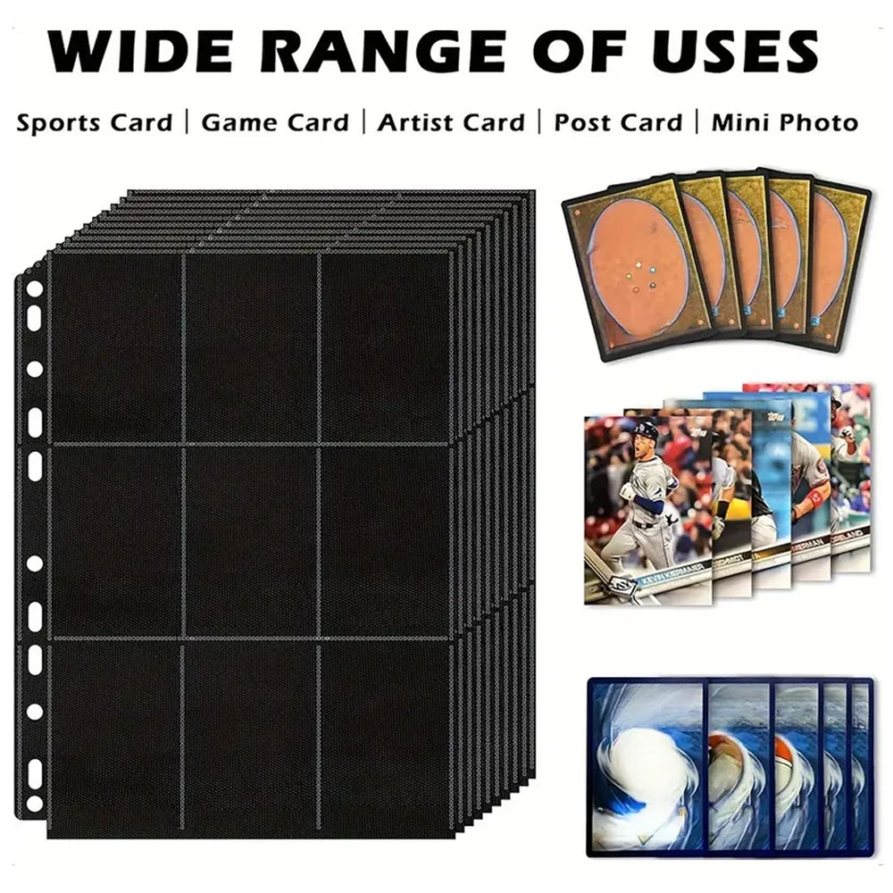 10Pack Black 9-Pocket A4 Tradi - огляд і ціна Trading Card Binder