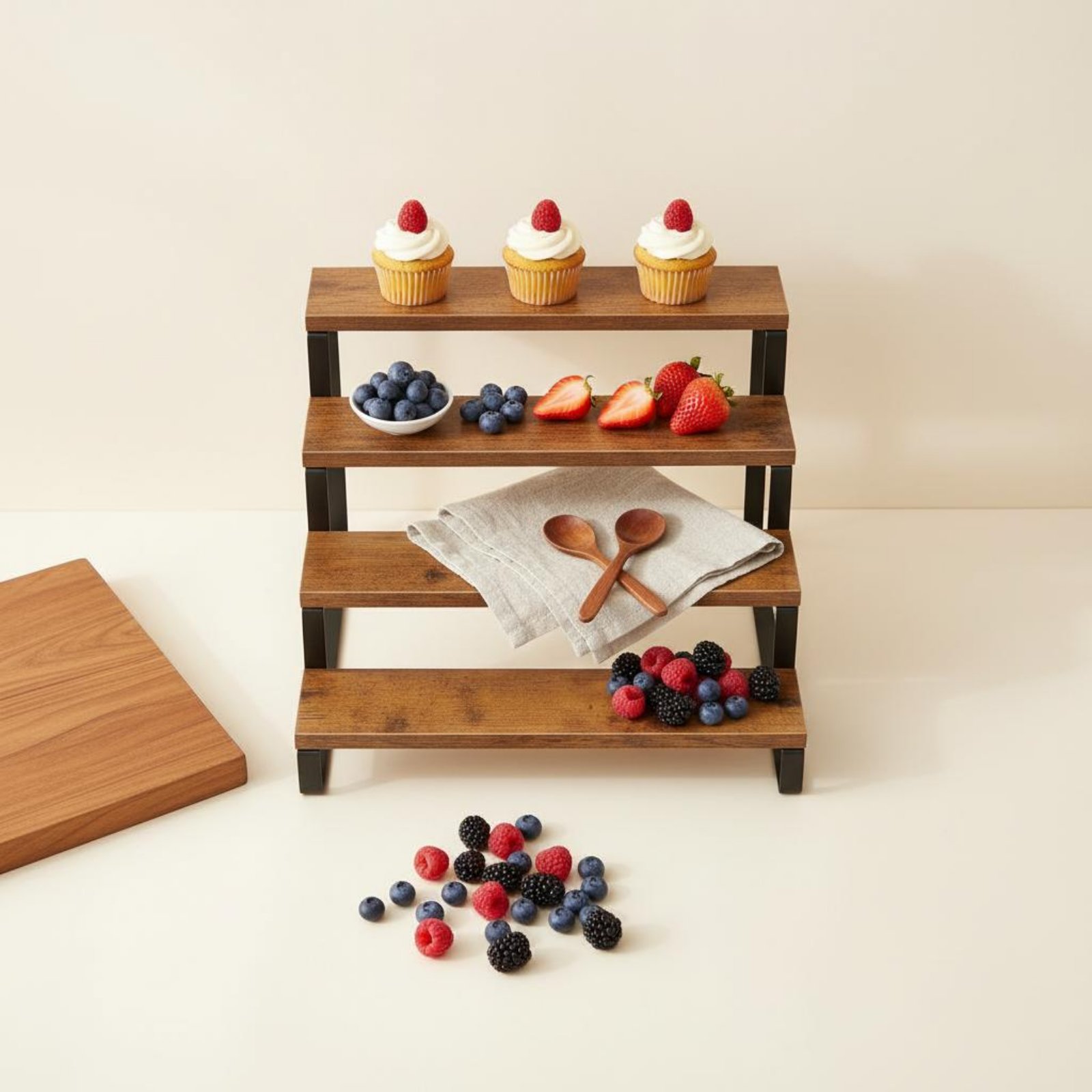 4 Tier Display Riser Space Sav - огляд і ціна Display Risers Set
