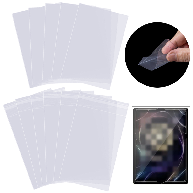 100/200pcs Card Sleeves 65x90m - огляд і ціна Card Penny Sleeve