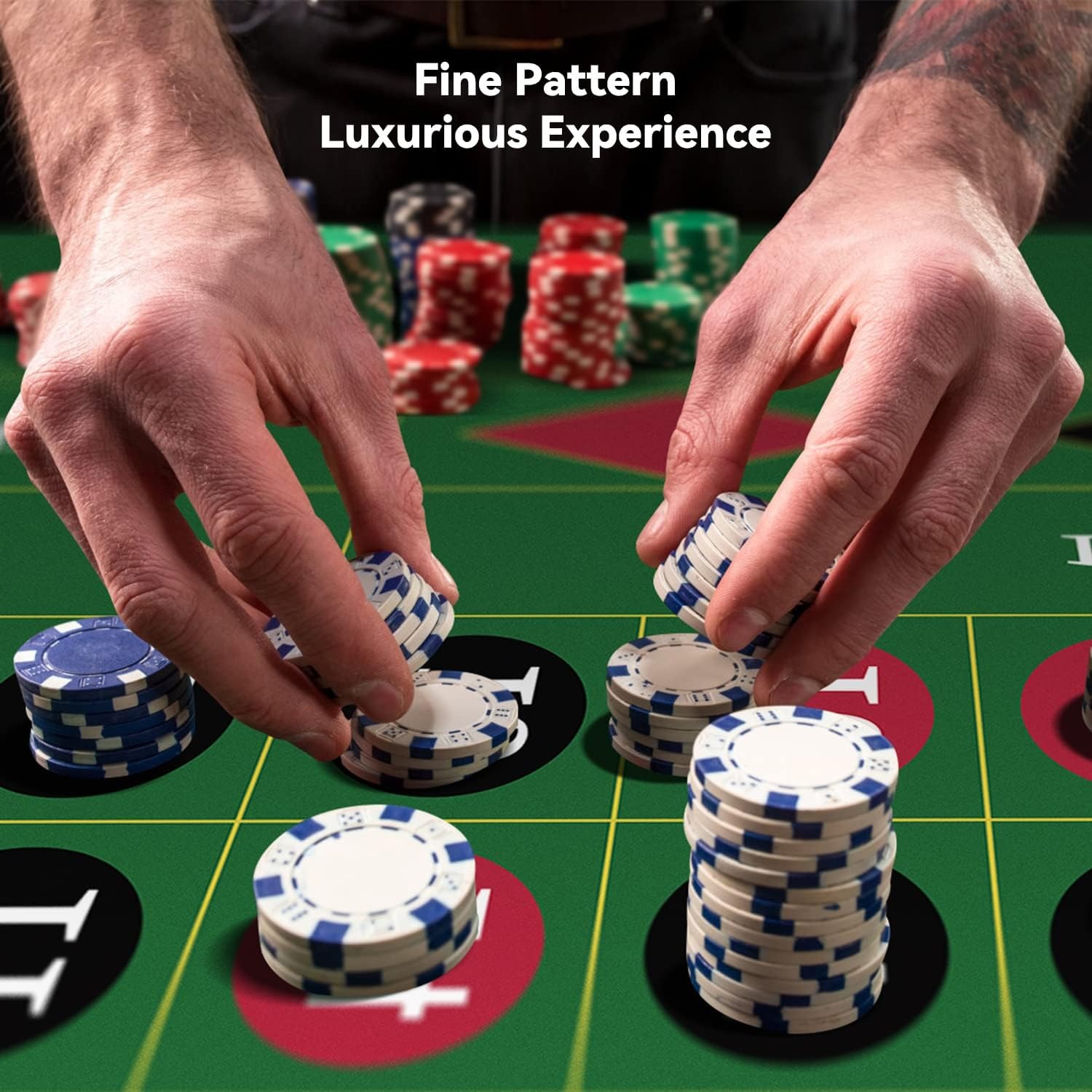 120x60cm green roulette rubber - огляд і ціна Graded Card Display